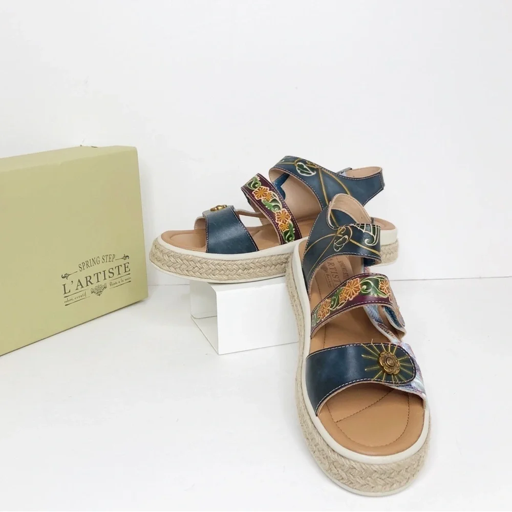 L Artiste Yahima espadrille, Boho platform sandal